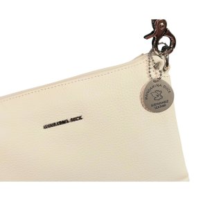 MANDARINA DUCK MELLOW LEATHER Handtasche weiß